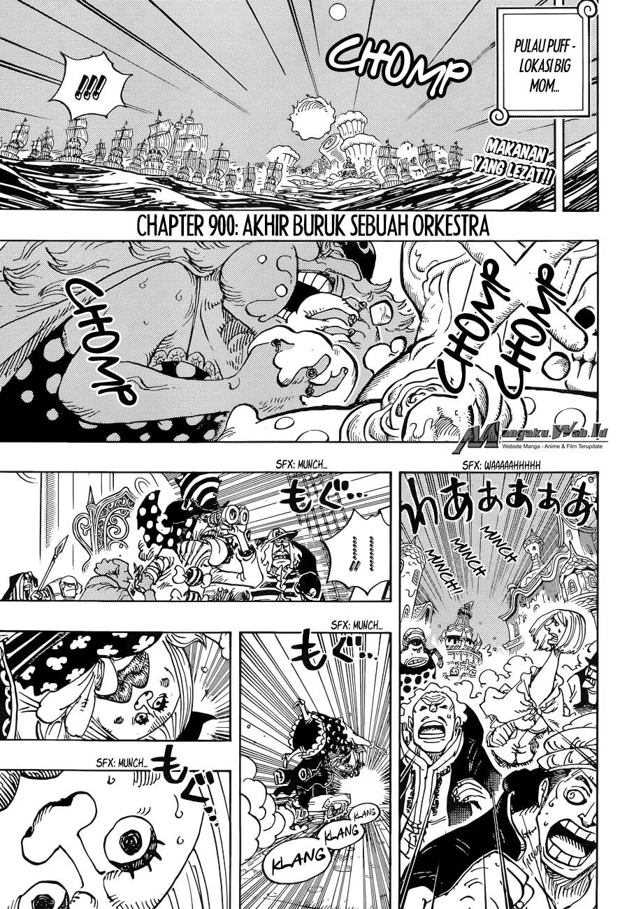 One Piece Chapter 900 - halaman 3
