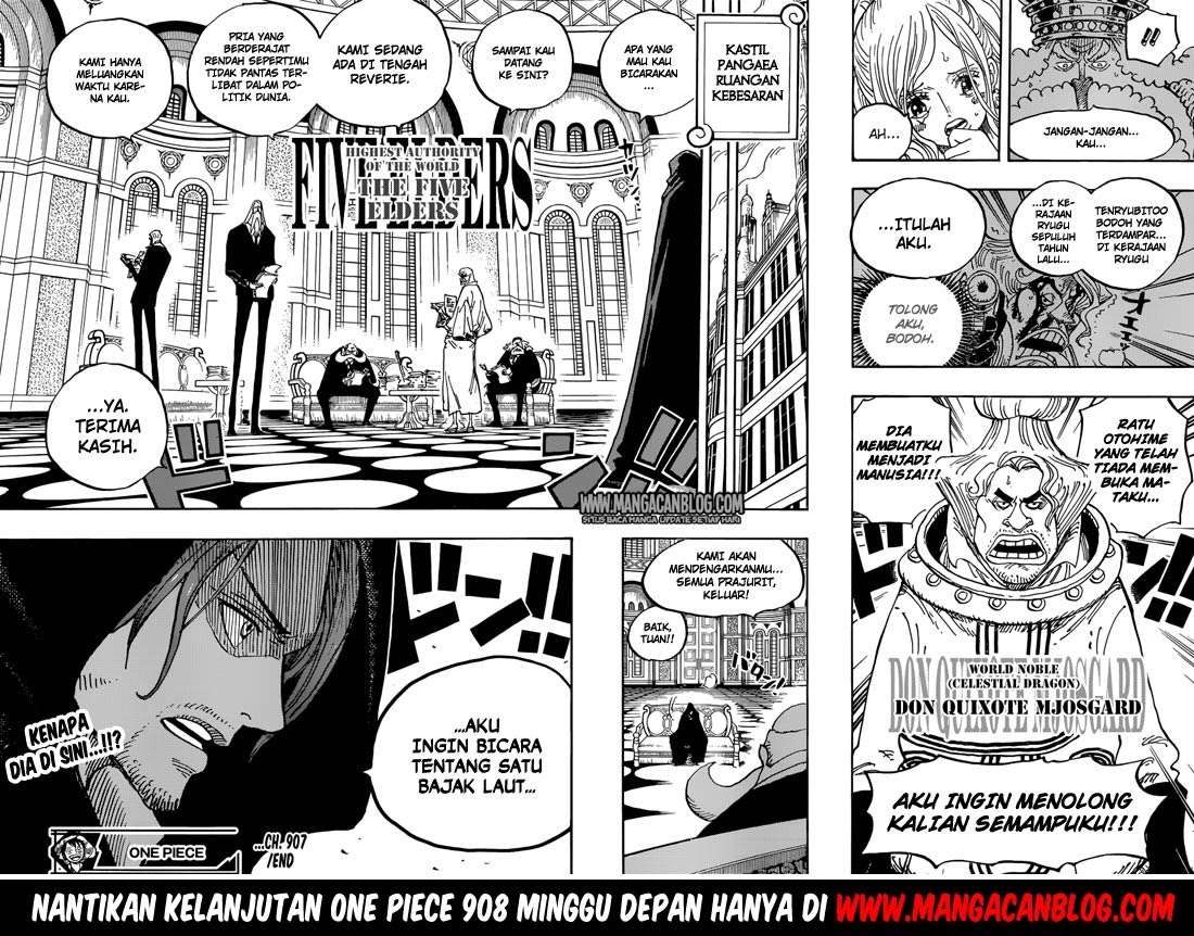 One Piece Chapter 907 - halaman 16