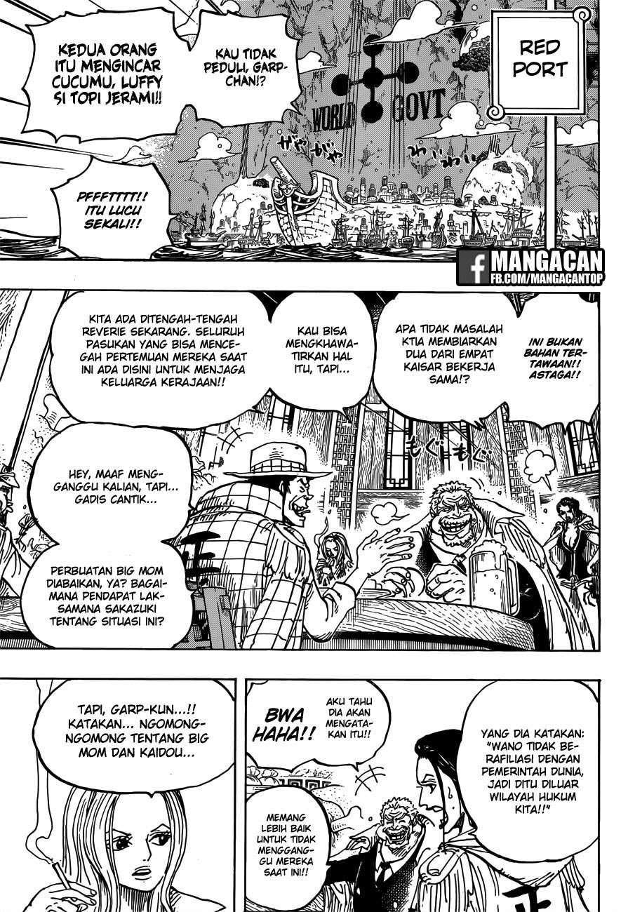 One Piece Chapter 907 - halaman 6