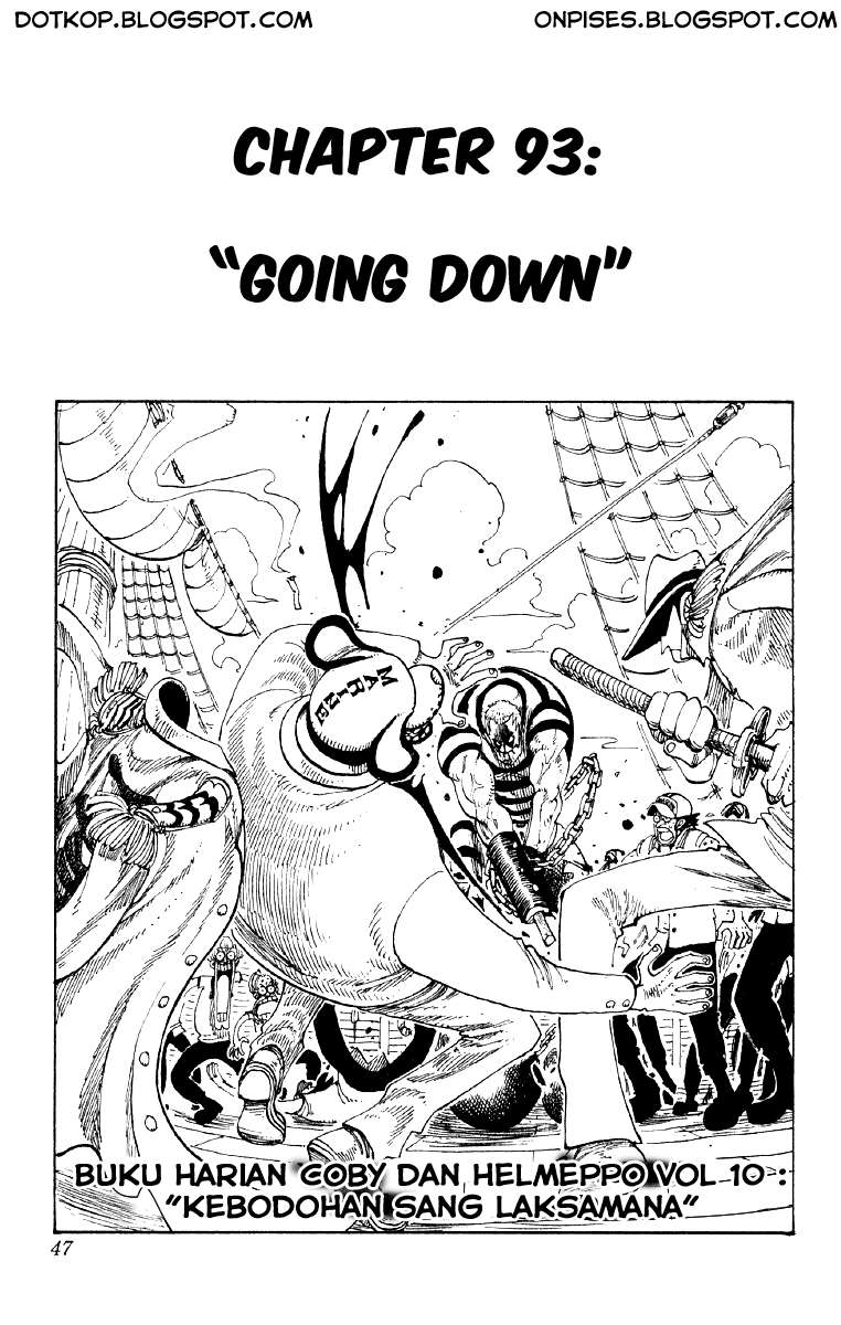One Piece Chapter 93 - halaman 1