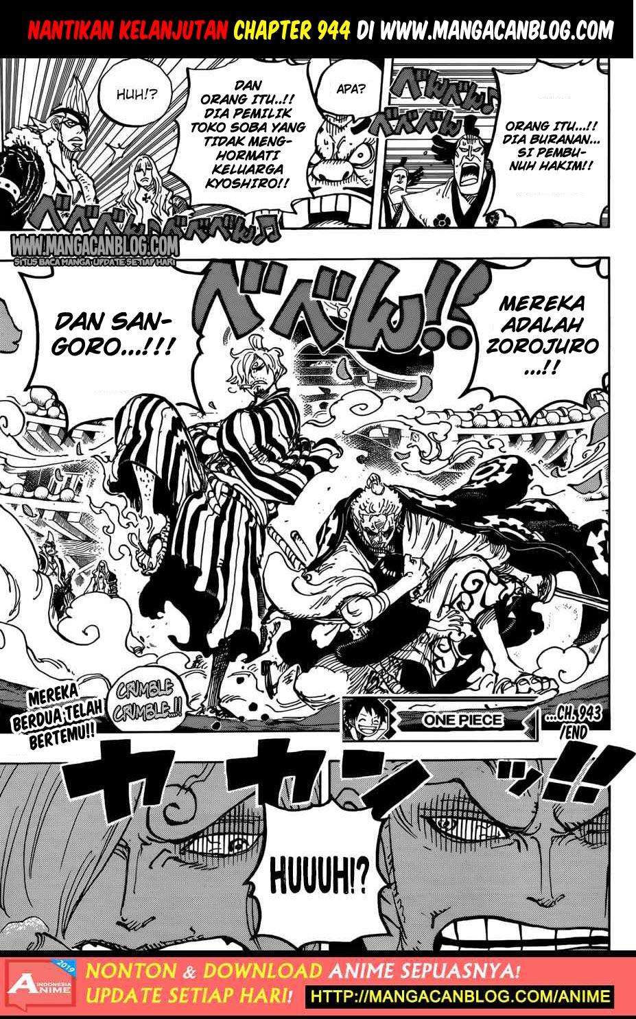 One Piece Chapter 943 - halaman 18