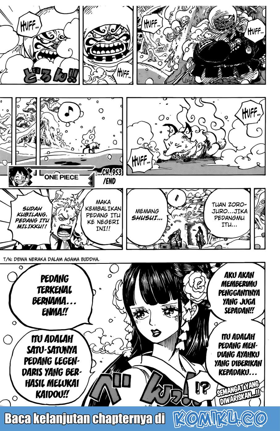 One Piece Chapter 953 - halaman 17