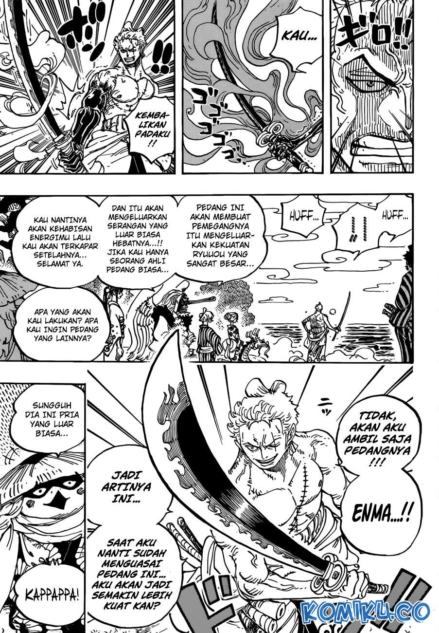 One Piece Chapter 955 - halaman 8