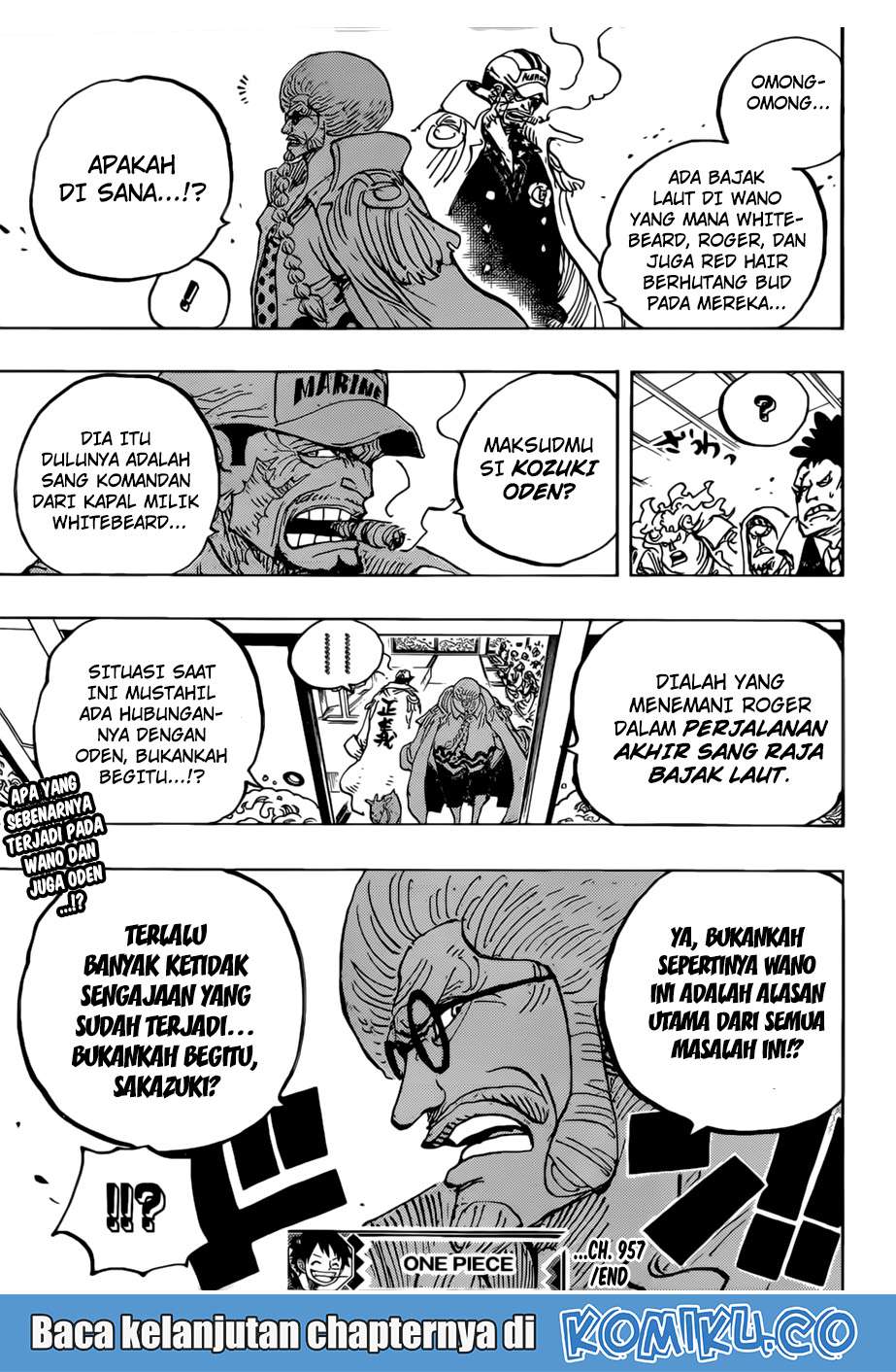 One Piece Chapter 957 - halaman 20