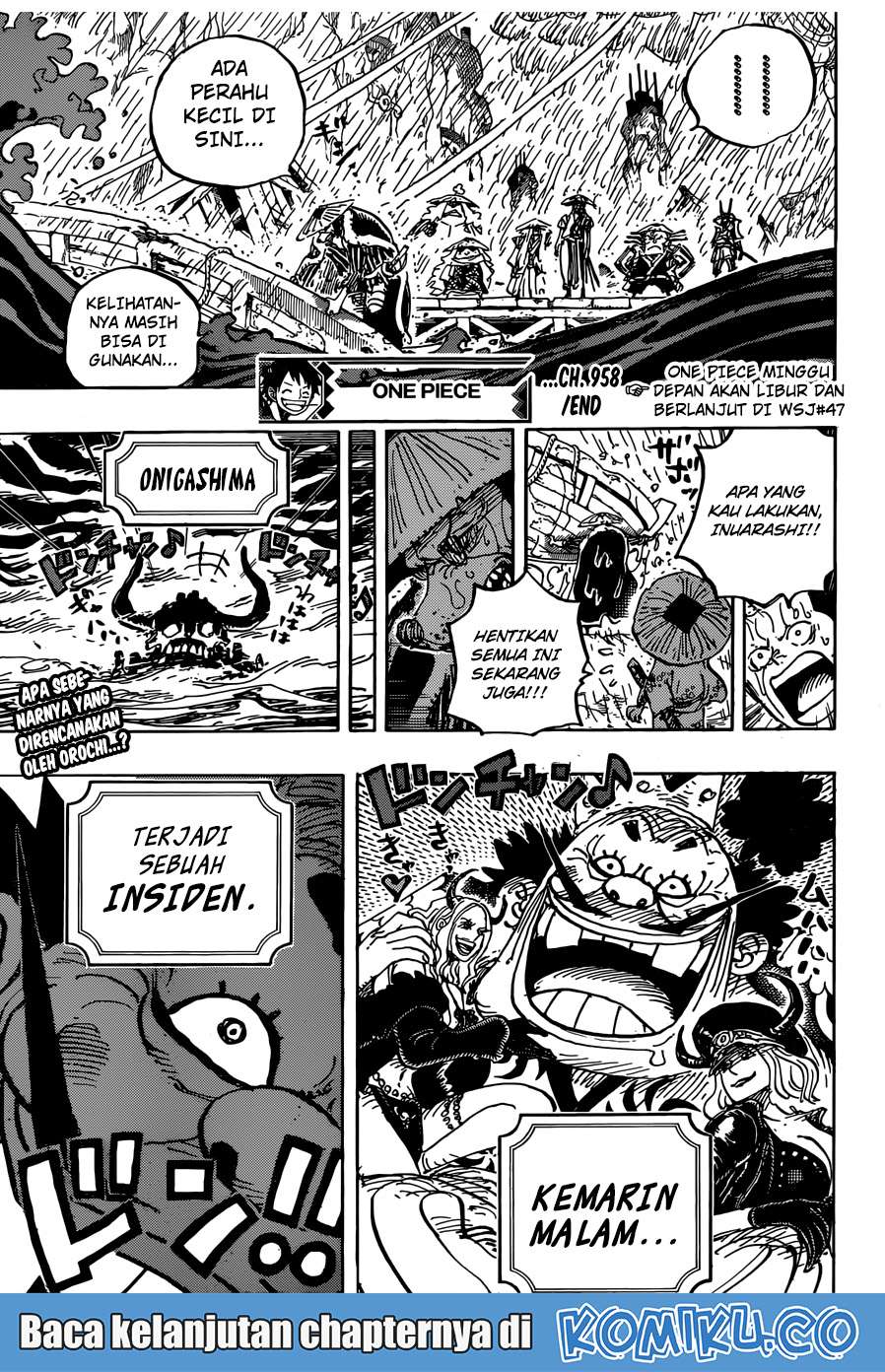 One Piece Chapter 958 - halaman 14