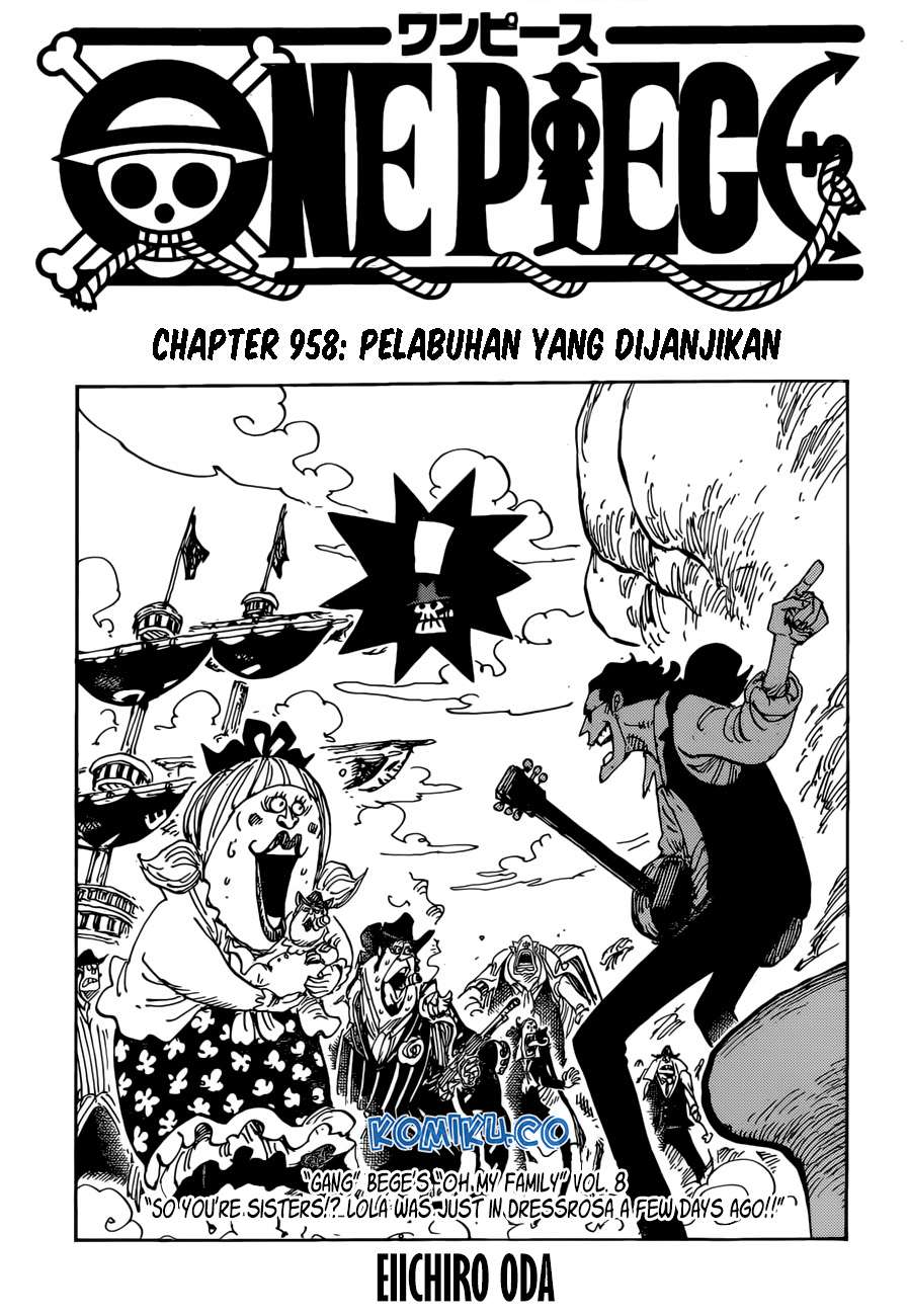 One Piece Chapter 958 - halaman 2