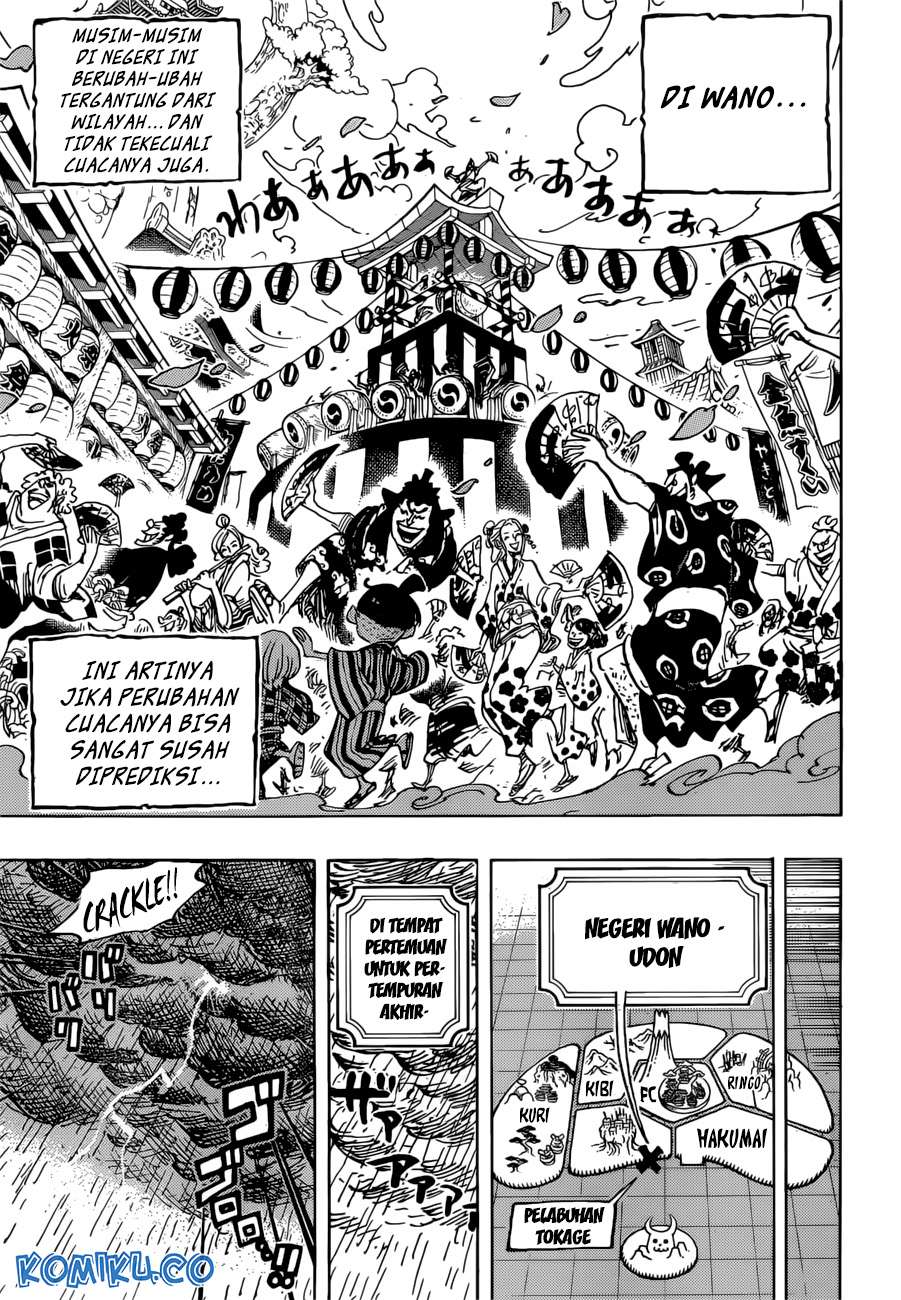 One Piece Chapter 958 - halaman 9