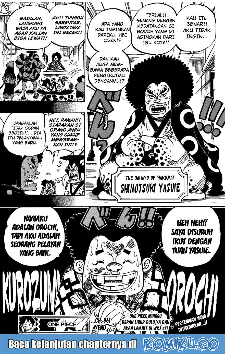 One Piece Chapter 961 - halaman 16