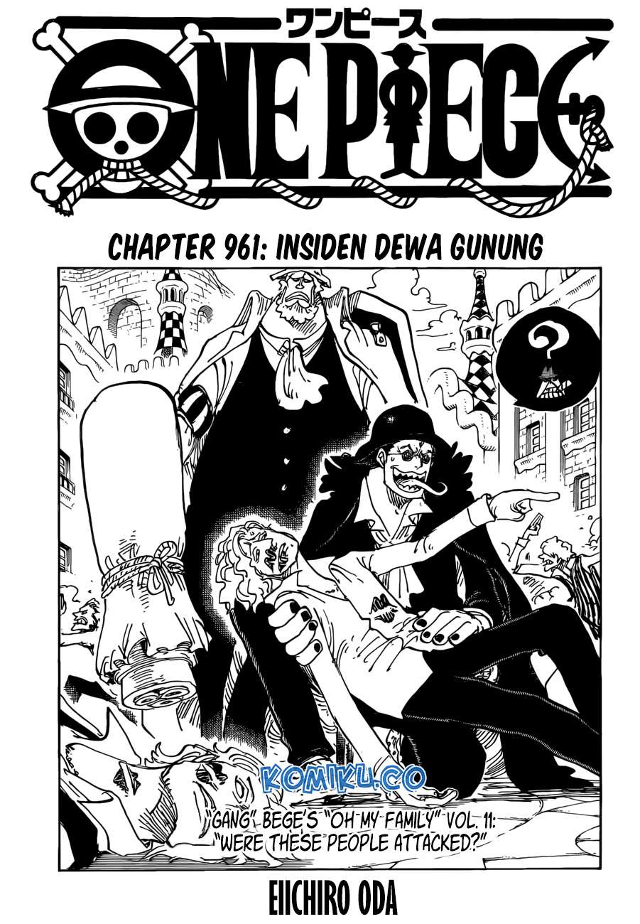 One Piece Chapter 961 - halaman 2
