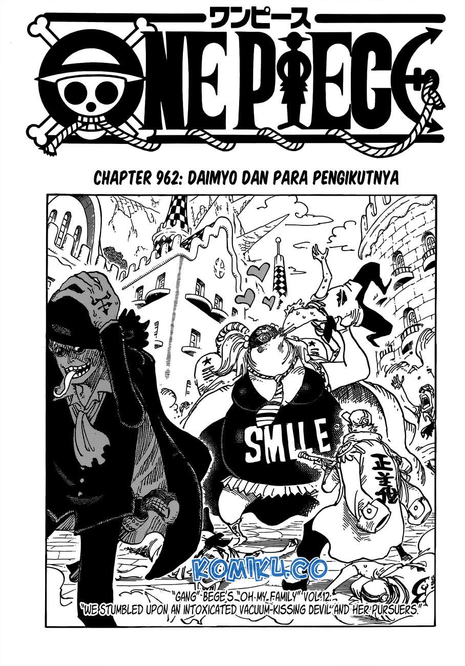 One Piece Chapter 962 - halaman 2