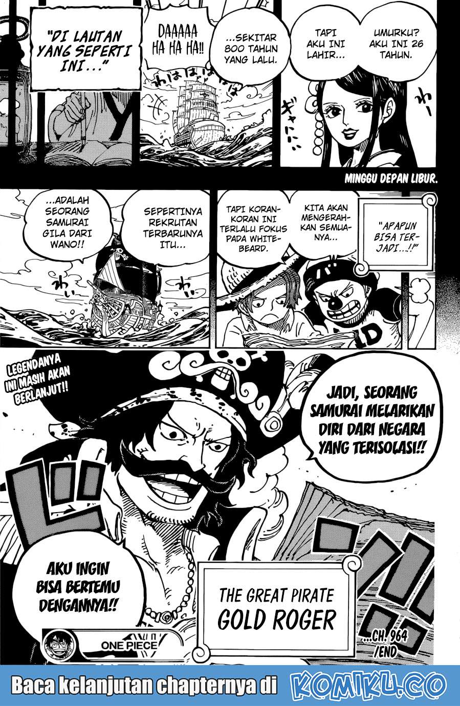 One Piece Chapter 964 - halaman 18