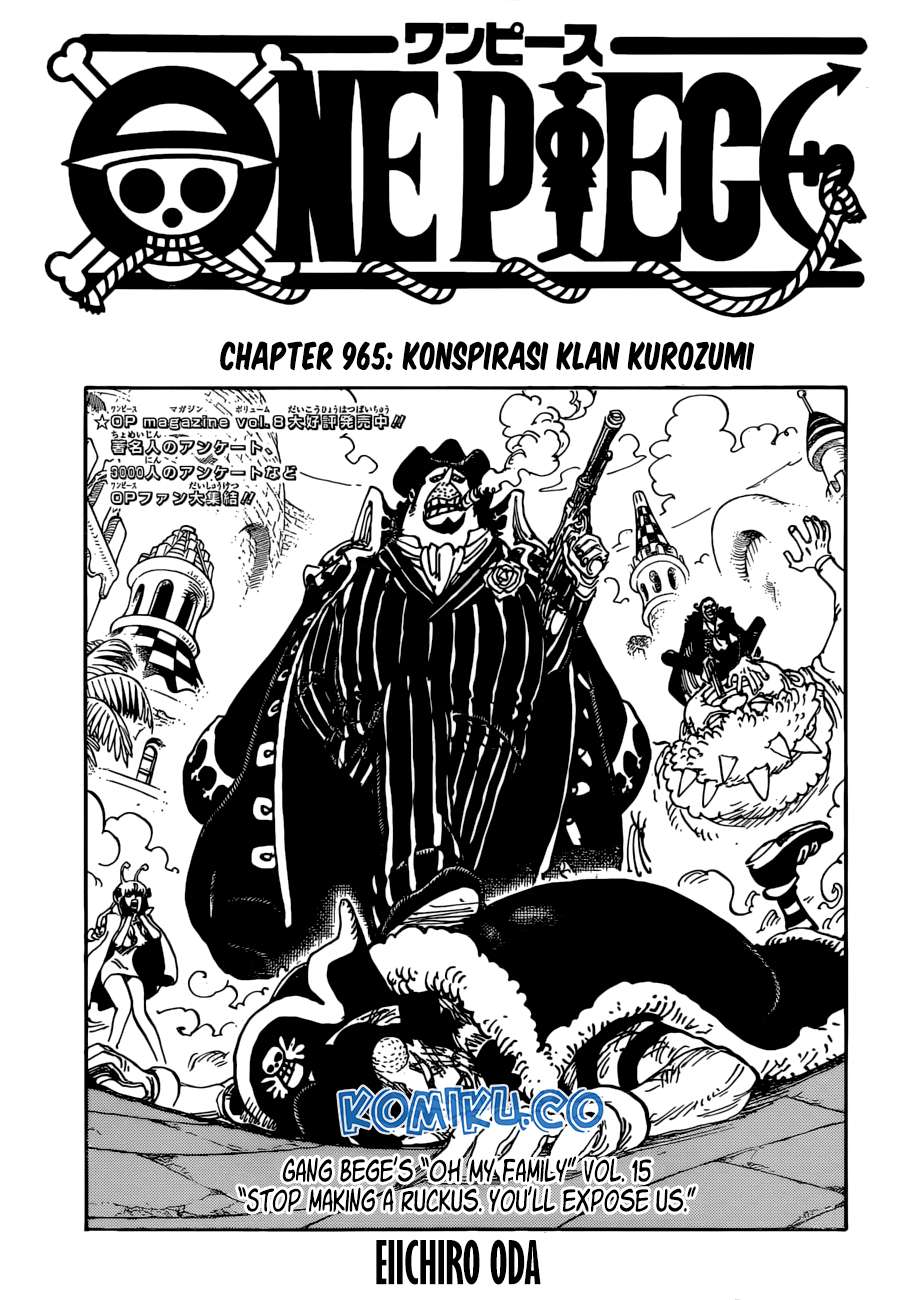 One Piece Chapter 965 - halaman 2