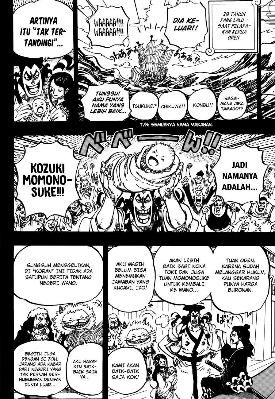 One Piece Chapter 965 - halaman 5