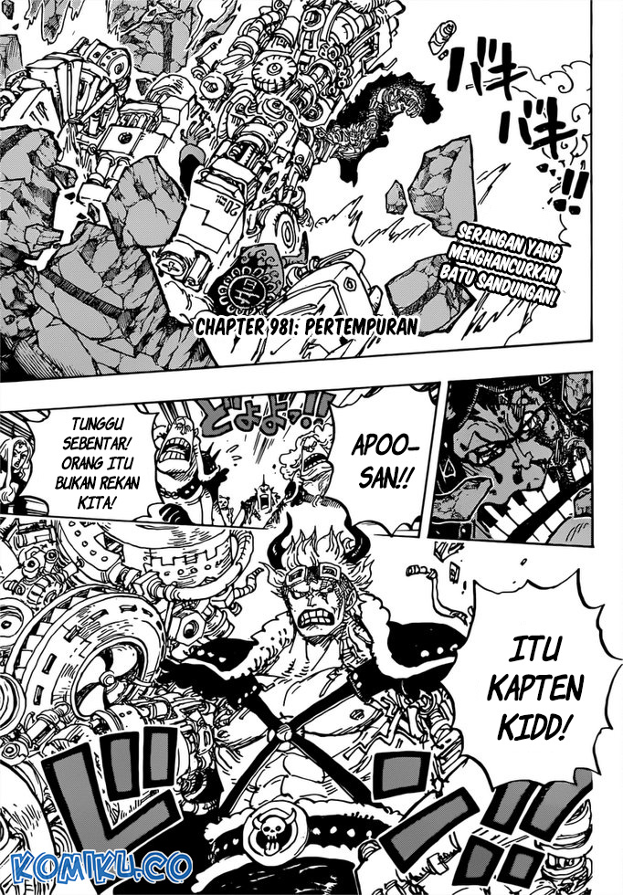 One Piece Chapter 981 - halaman 4