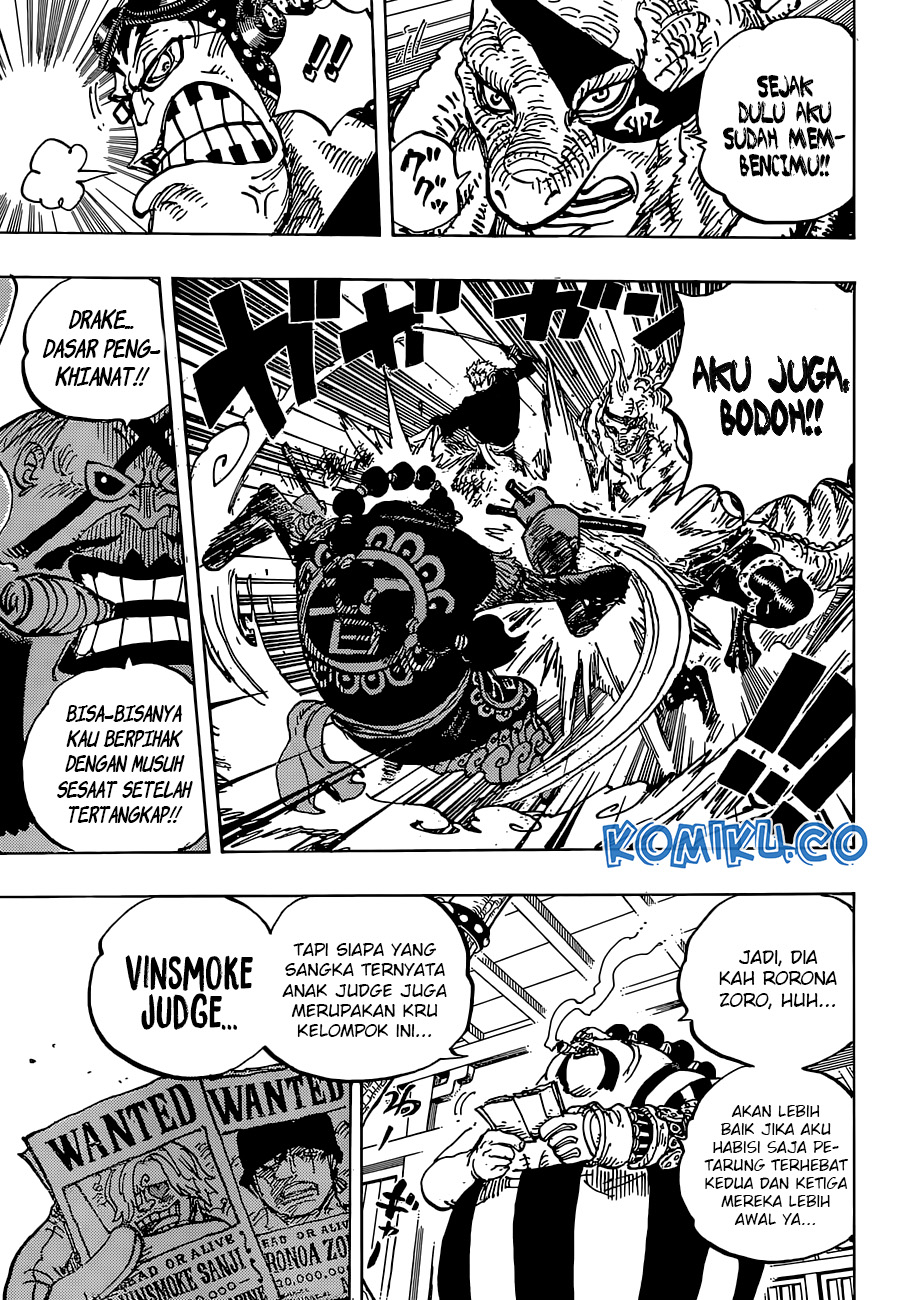 One Piece Chapter 995 - halaman 11