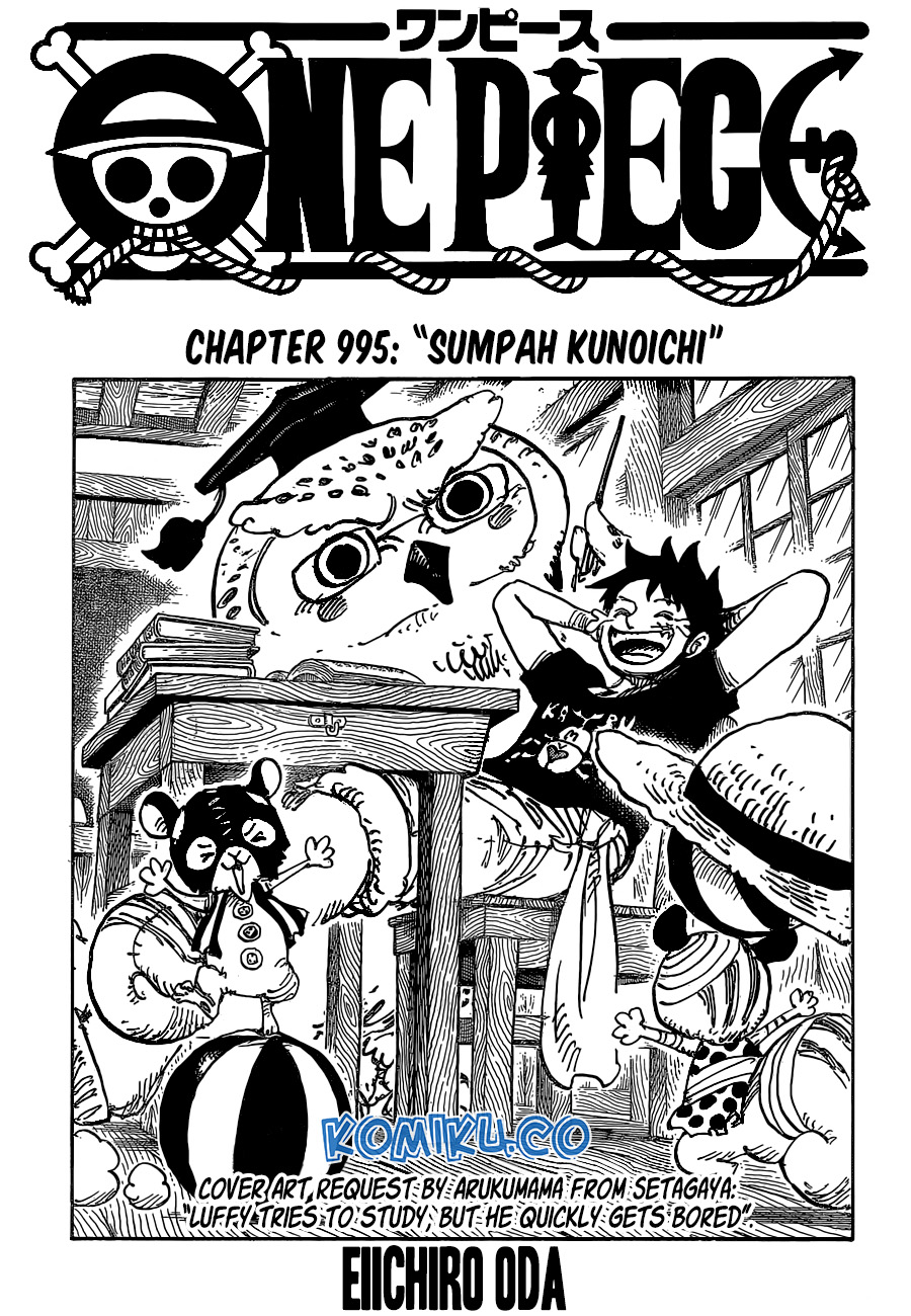 One Piece Chapter 995 - halaman 2