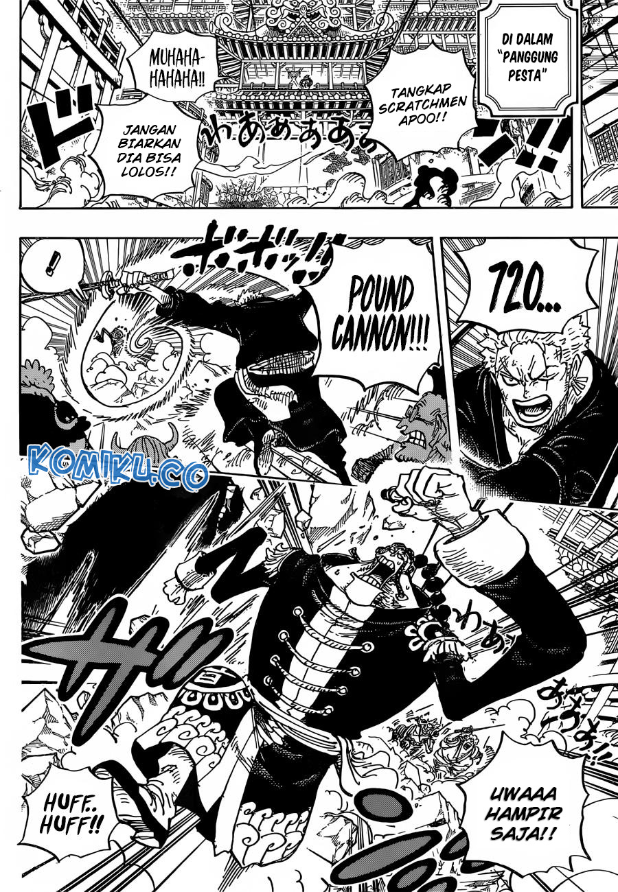 One Piece Chapter 995 - halaman 8
