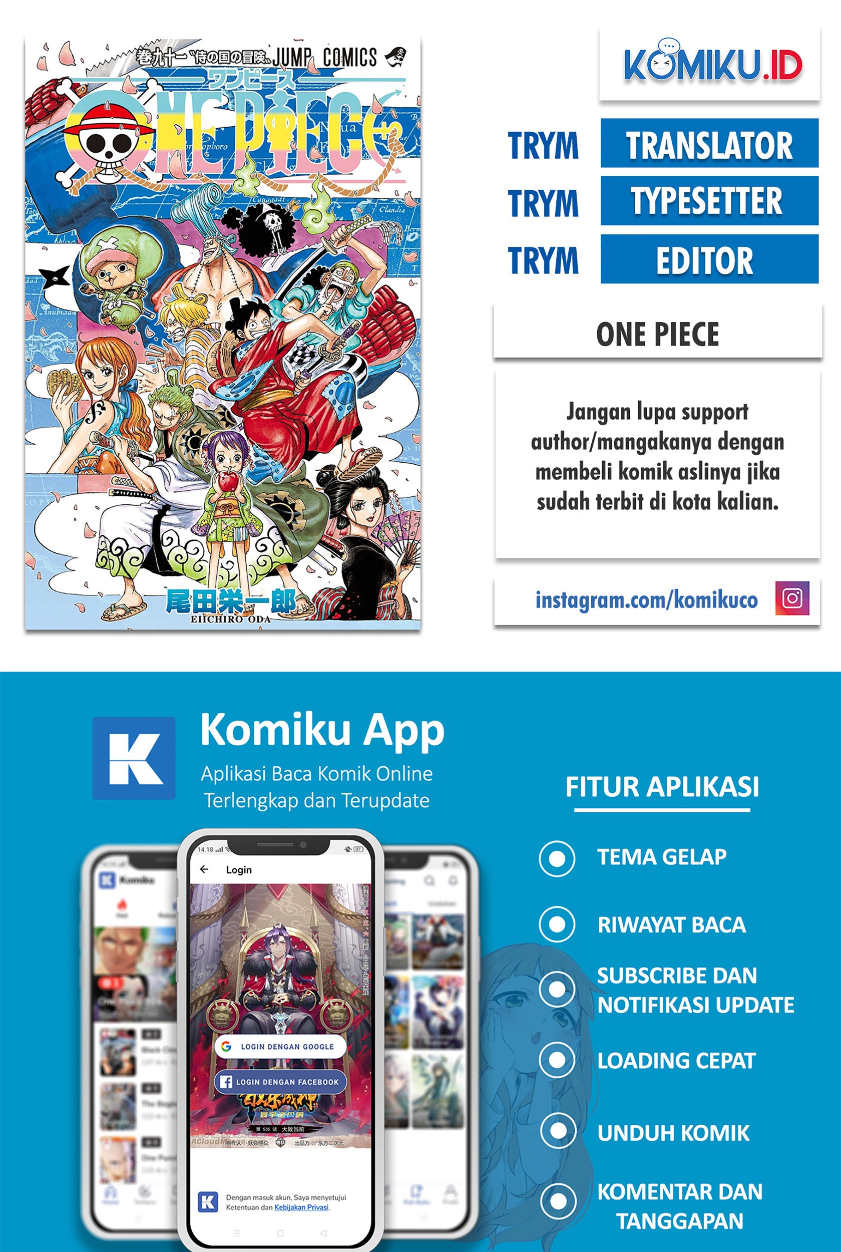 One Piece Chapter 997 - halaman 1