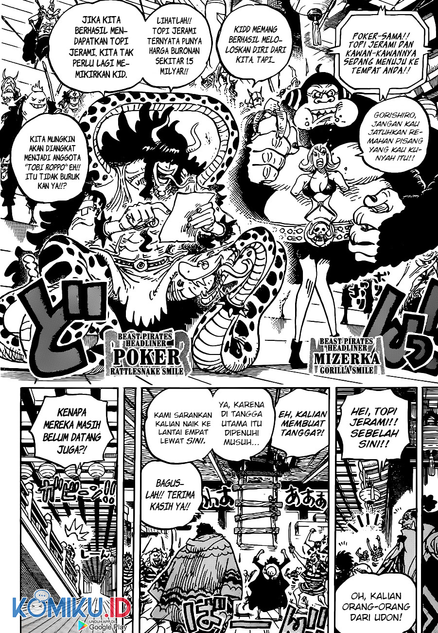 One Piece Chapter 997 - halaman 8