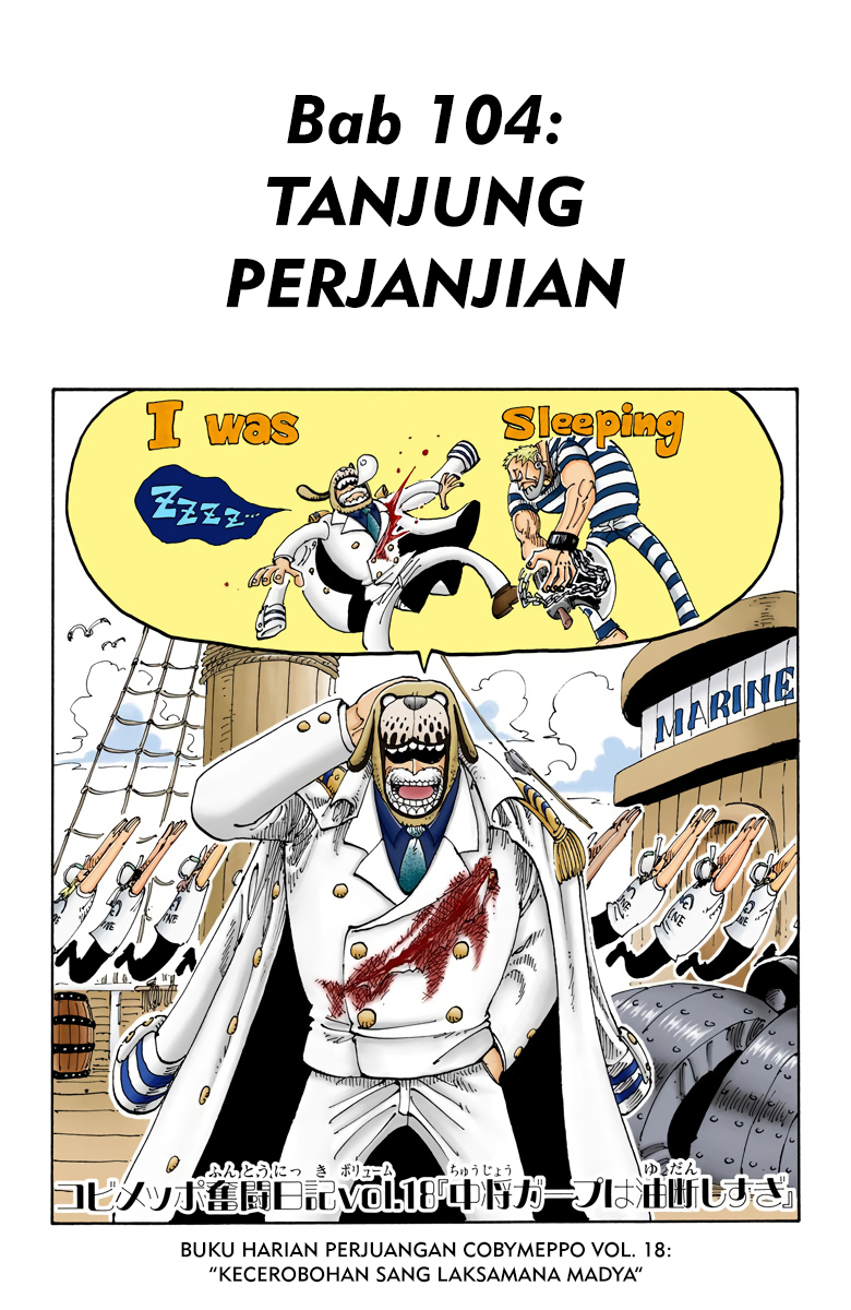 One Piece (Official Colored) Chapter 104 - halaman 1
