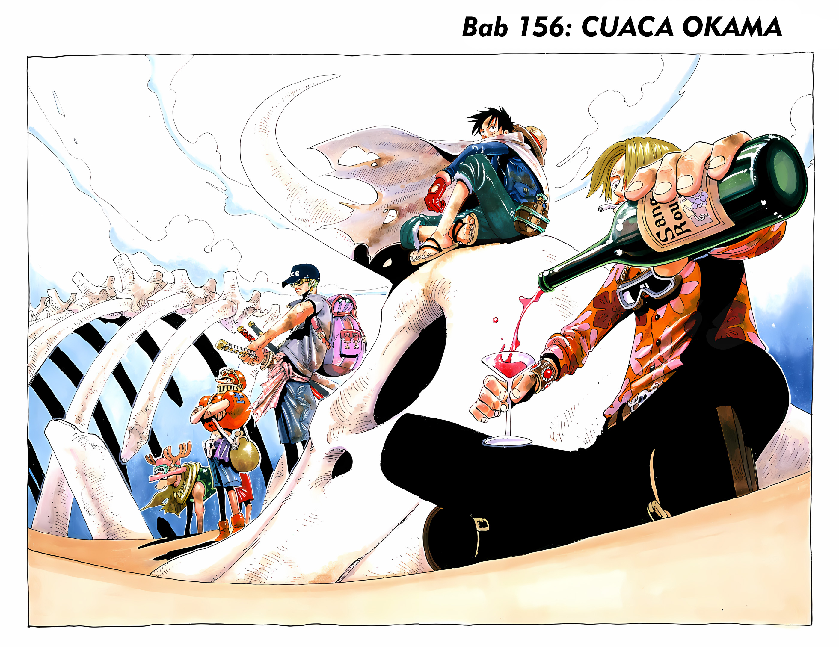 One Piece (Official Colored) Chapter 156 - halaman 6