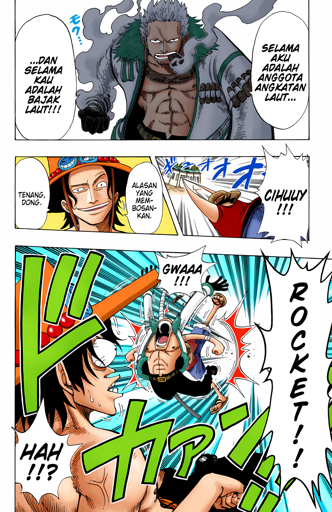 One Piece (Official Colored) Chapter 158 - halaman 6