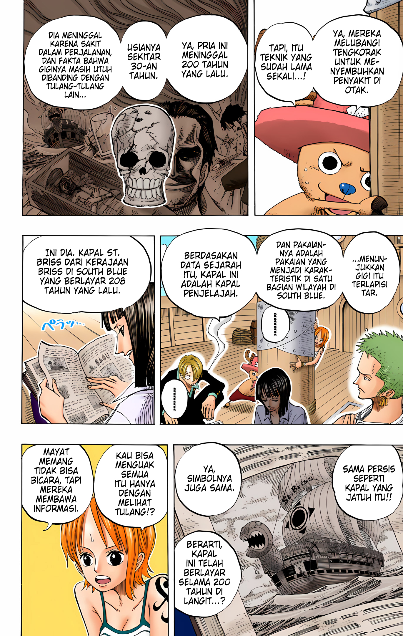 One Piece (Official Colored) Chapter 219 - halaman 6