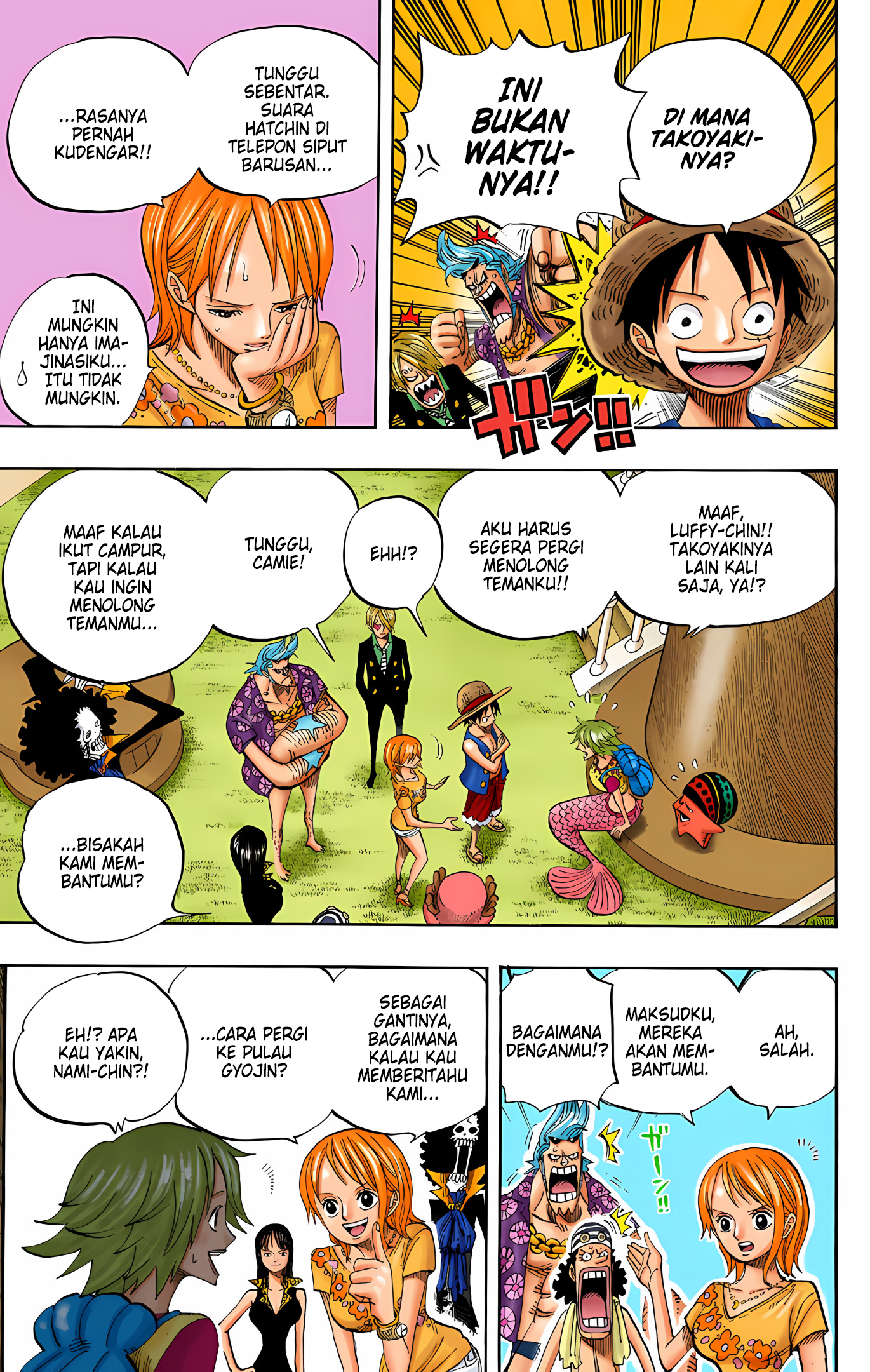 One Piece (Official Colored) Chapter 491 - halaman 9