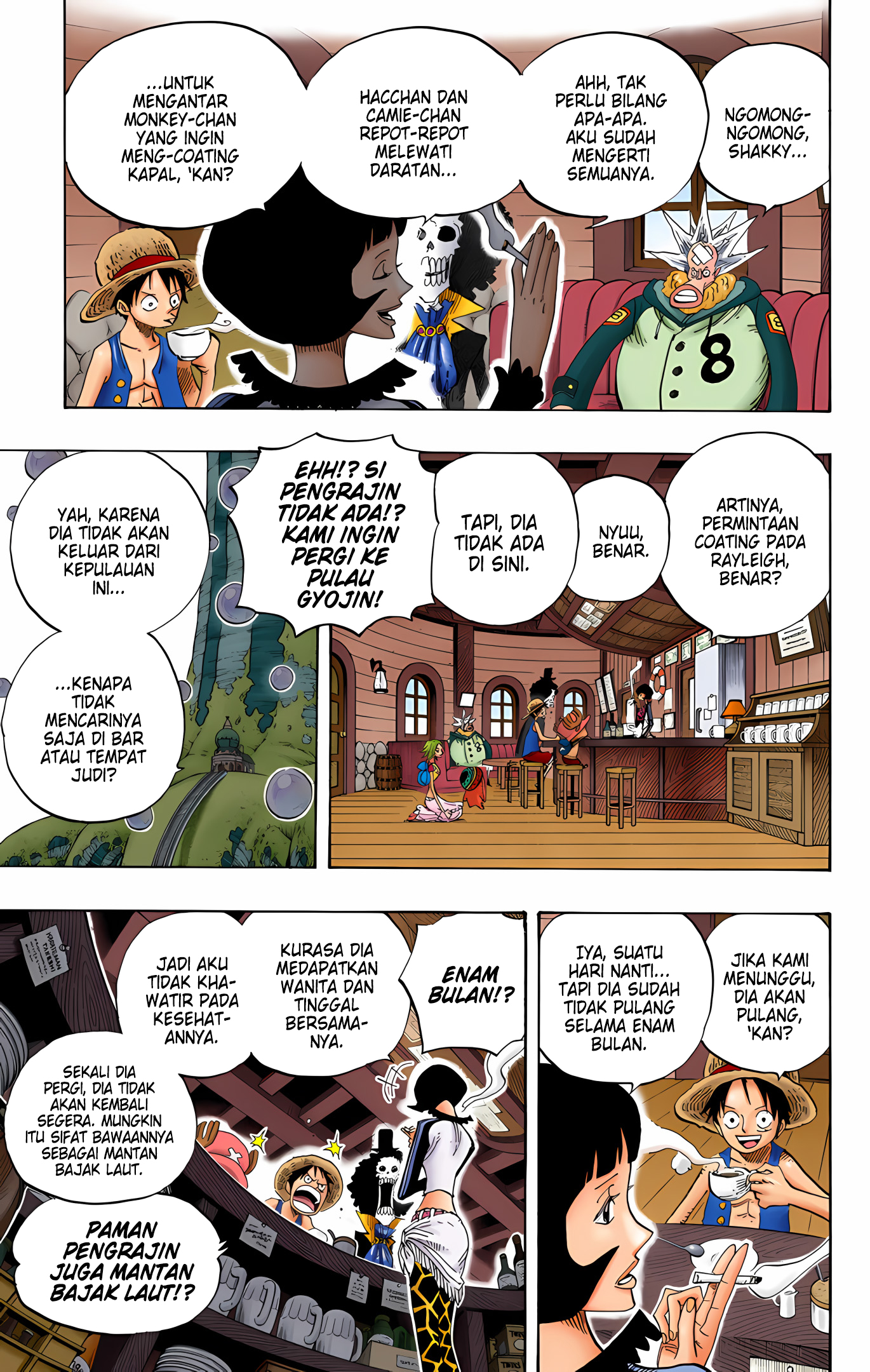 One Piece (Official Colored) Chapter 498 - halaman 9