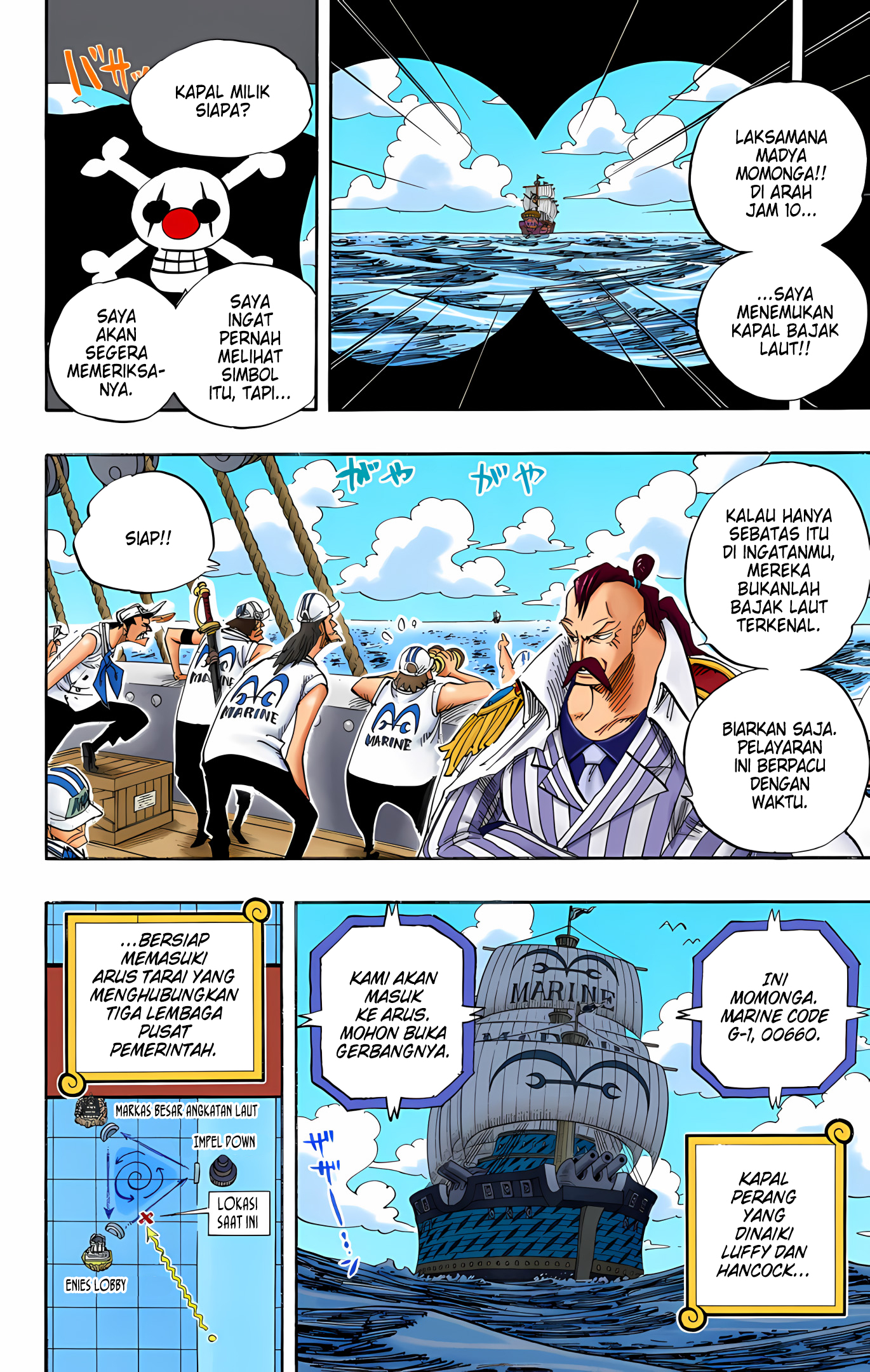 One Piece (Official Colored) Chapter 525 - halaman 4