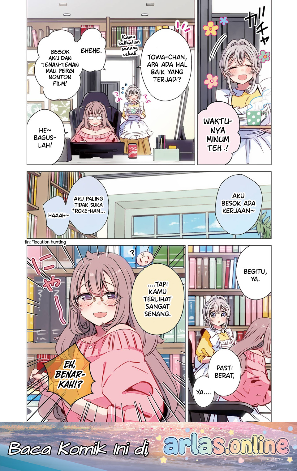 One Room, Hiatari Futsuu, Tenshi-tsuki. Chapter 40 - halaman 2