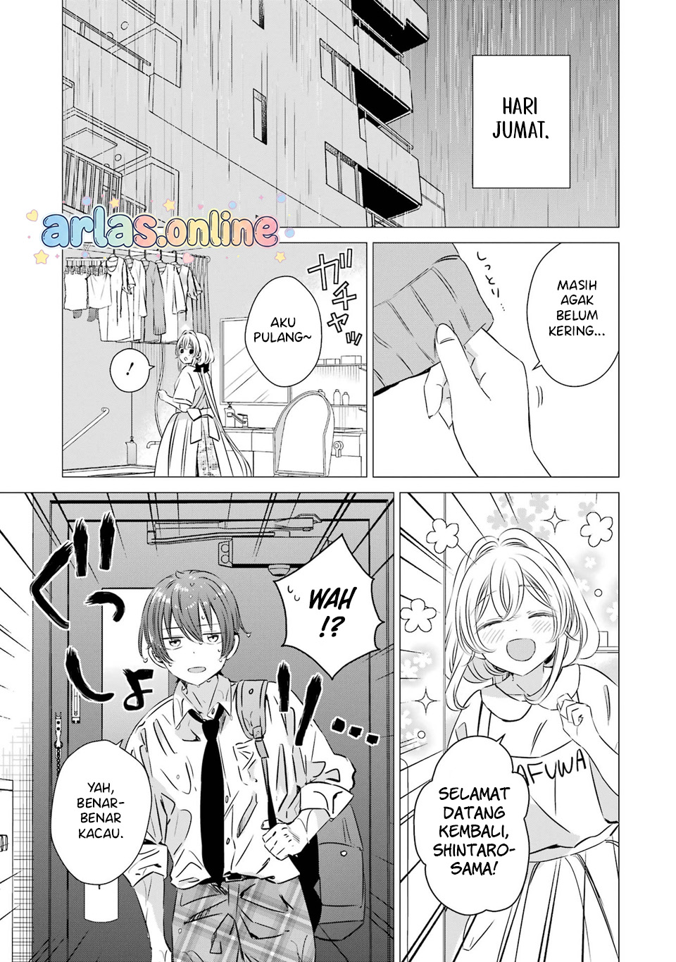 One Room, Hiatari Futsuu, Tenshi-tsuki. Chapter 41 - halaman 3