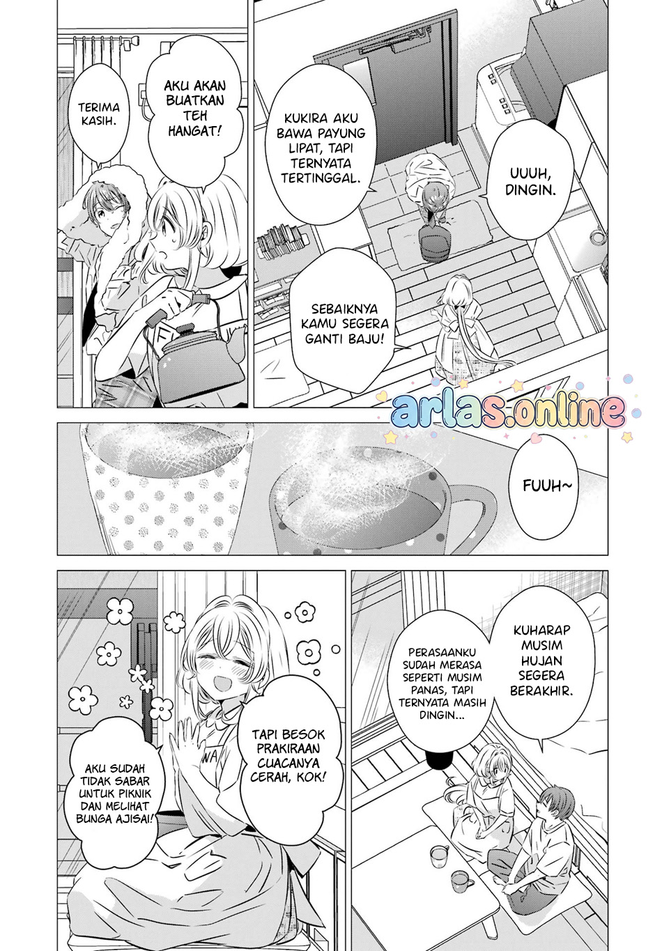 One Room, Hiatari Futsuu, Tenshi-tsuki. Chapter 41 - halaman 4