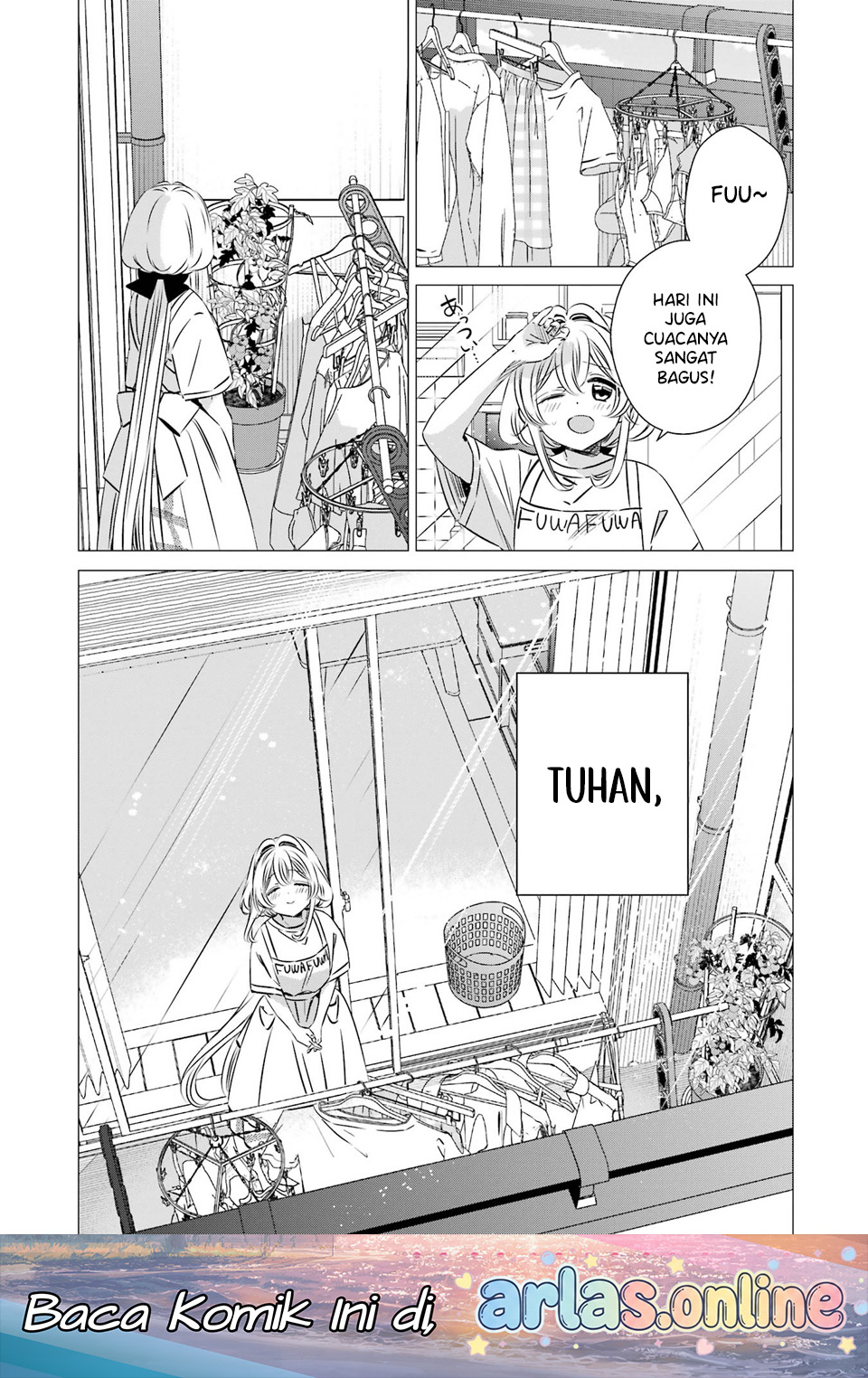 One Room, Hiatari Futsuu, Tenshi-tsuki. Chapter 44 - halaman 2