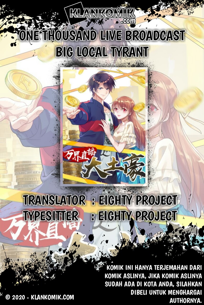 One Thousand Live Broadcast Big Local Tyrant Chapter 41 - halaman 1