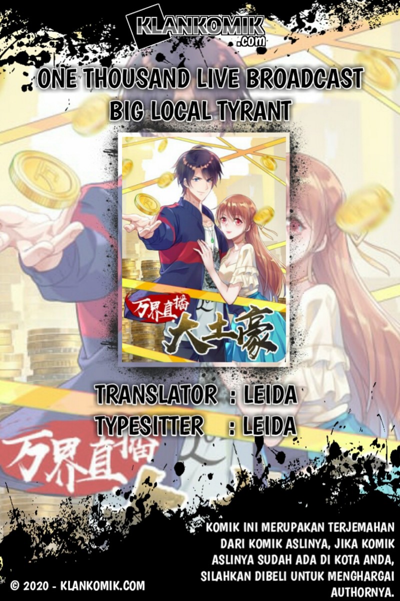 One Thousand Live Broadcast Big Local Tyrant Chapter 54 - halaman 1
