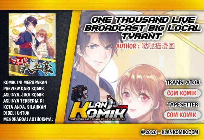 One Thousand Live Broadcast Big Local Tyrant Chapter 75 - halaman 1