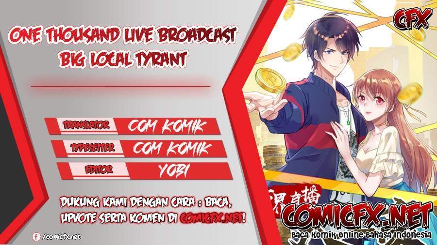 One Thousand Live Broadcast Big Local Tyrant Chapter 77 - halaman 1