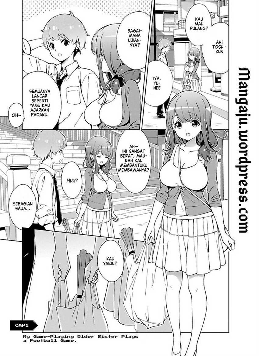 Onee-chan wa Game o Suruto Hito ga Kawaru Onee-chan Chapter 1 - halaman 2