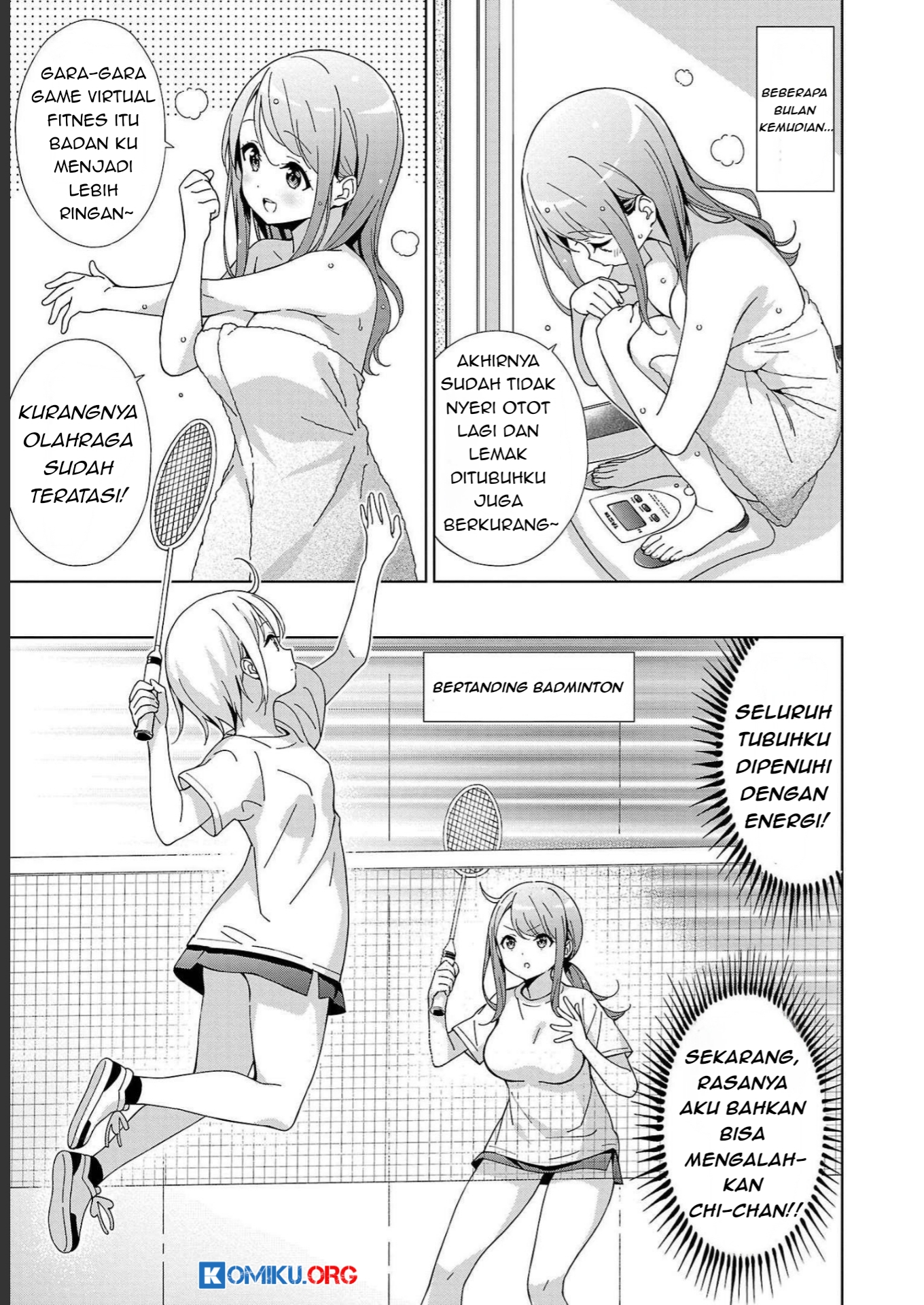 Onee-chan wa Game o Suruto Hito ga Kawaru Onee-chan Chapter 24 - halaman 8