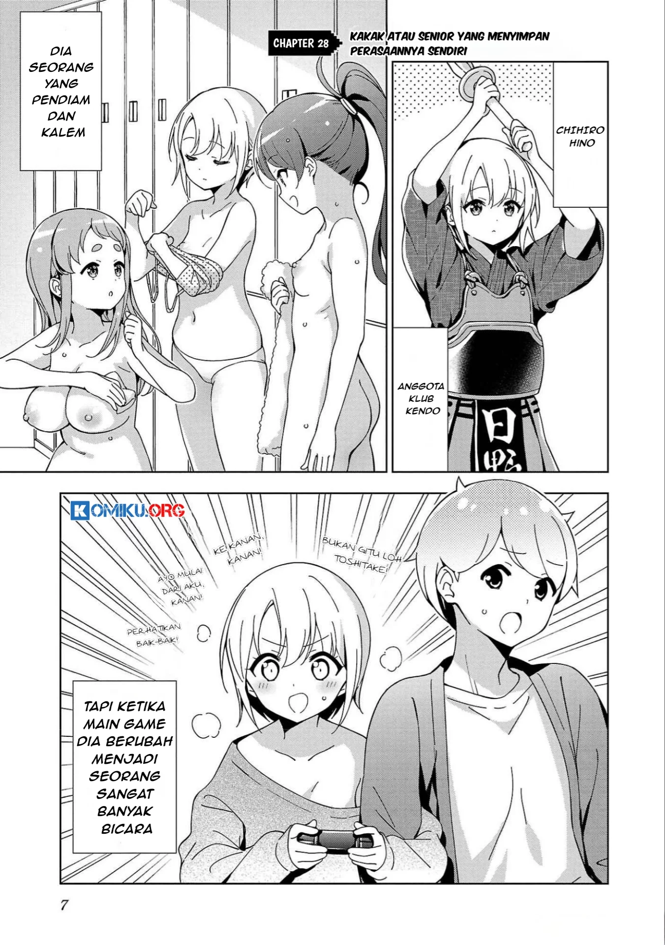 Onee-chan wa Game o Suruto Hito ga Kawaru Onee-chan Chapter 28 - halaman 2