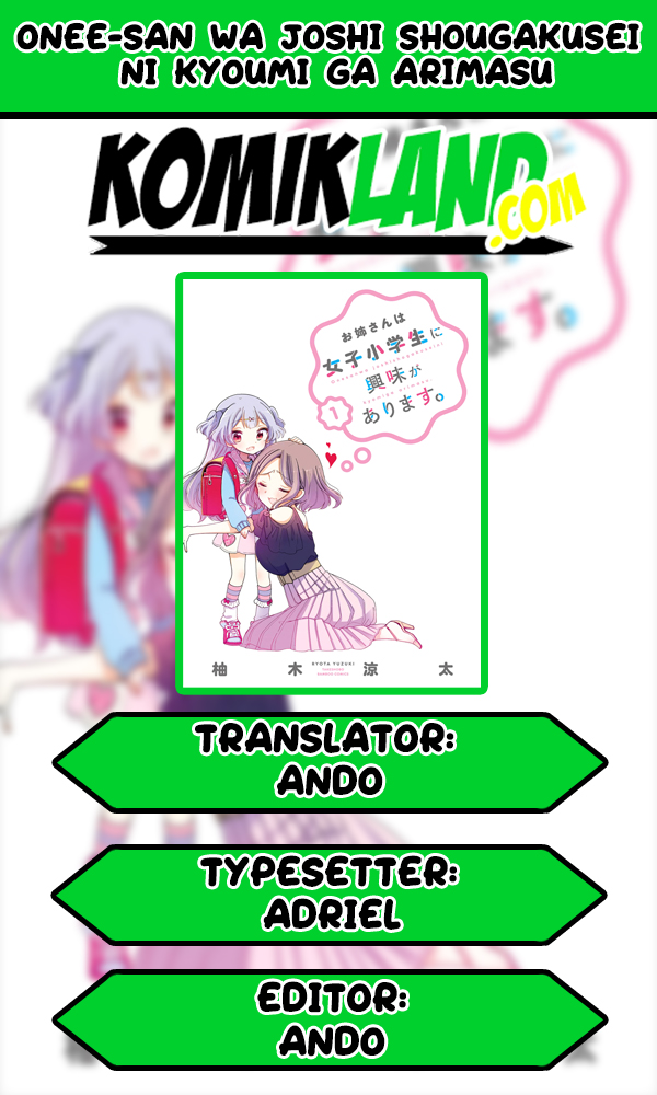 Oneesan wa Joshi Shougakusei ni Kyoumi ga Arimasu. Chapter 1 - halaman 1