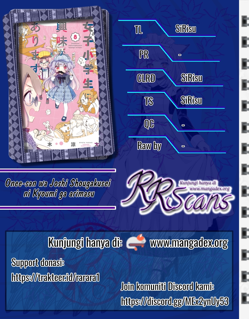 Oneesan wa Joshi Shougakusei ni Kyoumi ga Arimasu. Chapter 8 - halaman 1