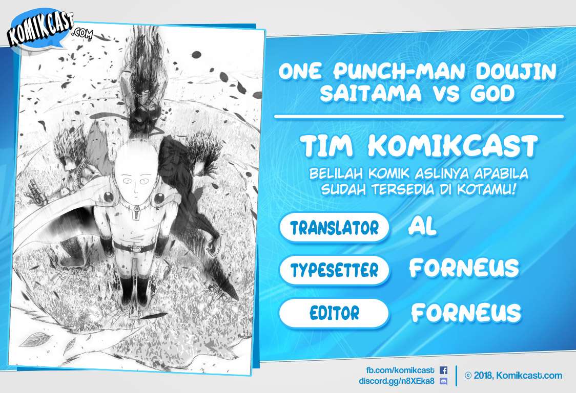 Onepunchman Saitama vs God Chapter 4.2 - halaman 1