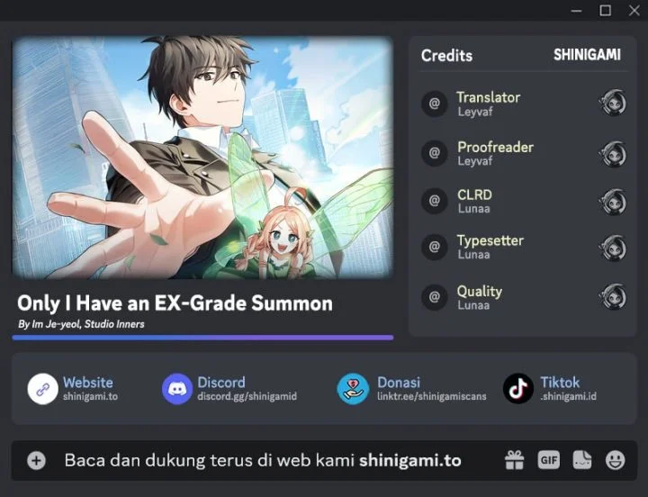 Only I Have An EX-Grade Summon Chapter 7 - halaman 1
