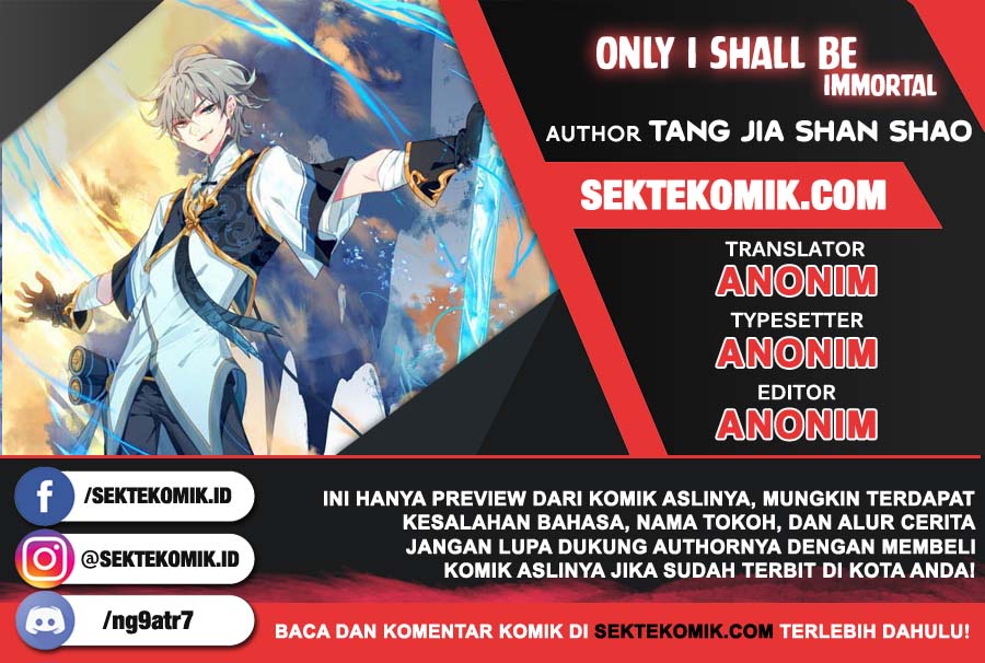 Only I Shall be Immortal Chapter 6 - halaman 1