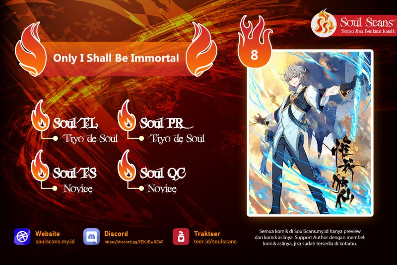 Only I Shall be Immortal Chapter 8 - halaman 1