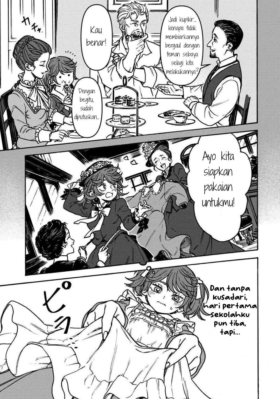 Onna Chara de Isekai Teni shite Cheat-ppoi kedo Zako Chara nanode Medatazu Heiwa na Shomin wo Mezashimasu! Chapter 5.1 - halaman 3