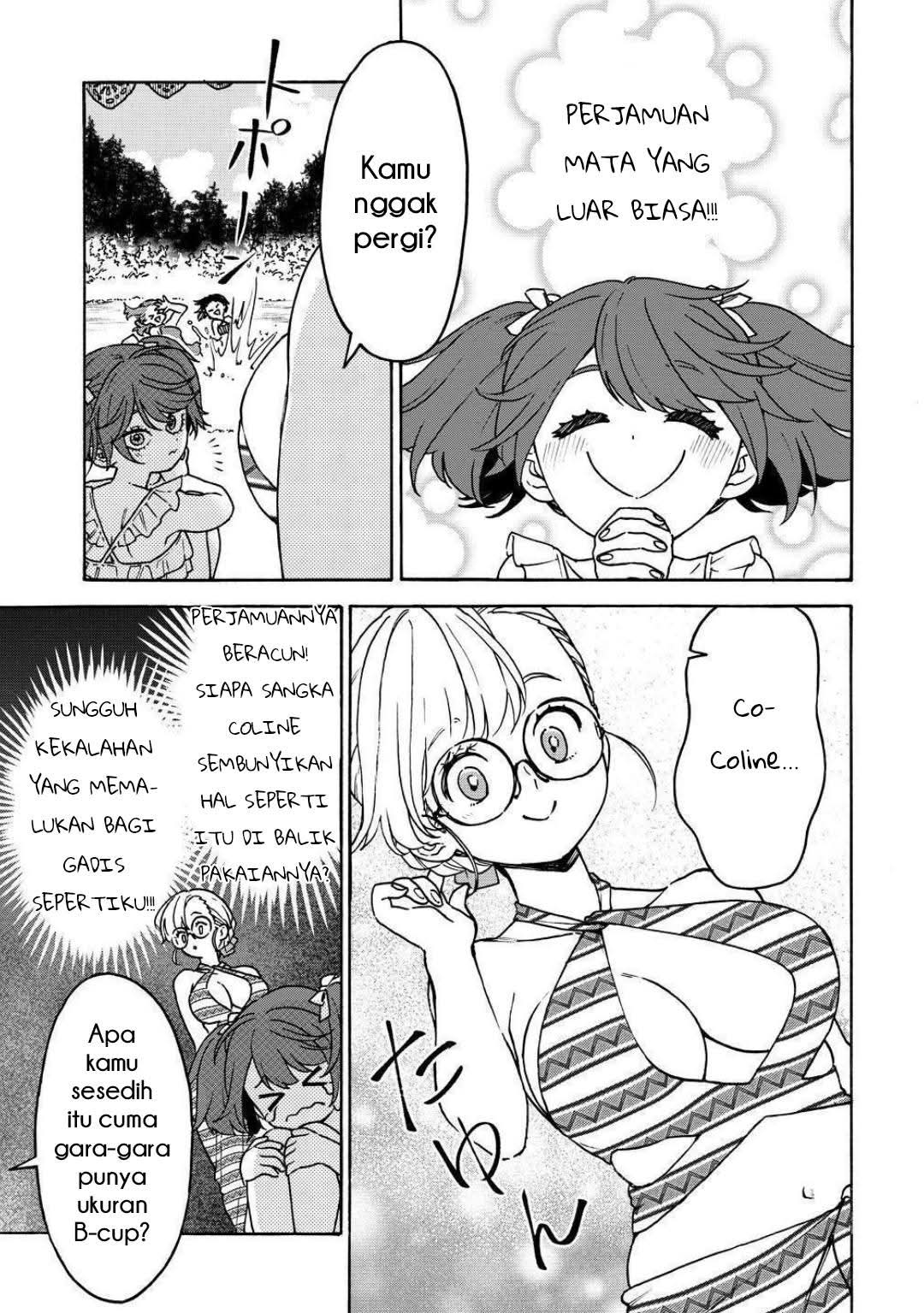 Onna Chara de Isekai Teni shite Cheat-ppoi kedo Zako Chara nanode Medatazu Heiwa na Shomin wo Mezashimasu! Chapter 8.1 - halaman 3