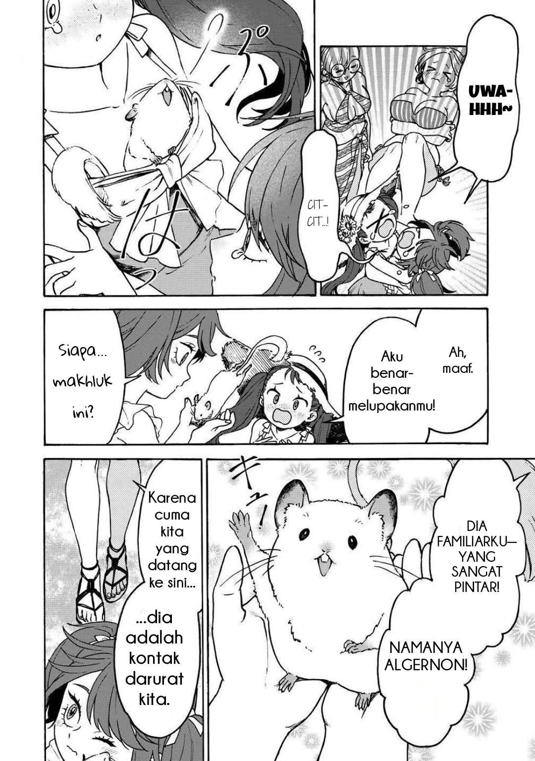 Onna Chara de Isekai Teni shite Cheat-ppoi kedo Zako Chara nanode Medatazu Heiwa na Shomin wo Mezashimasu! Chapter 8.1 - halaman 6